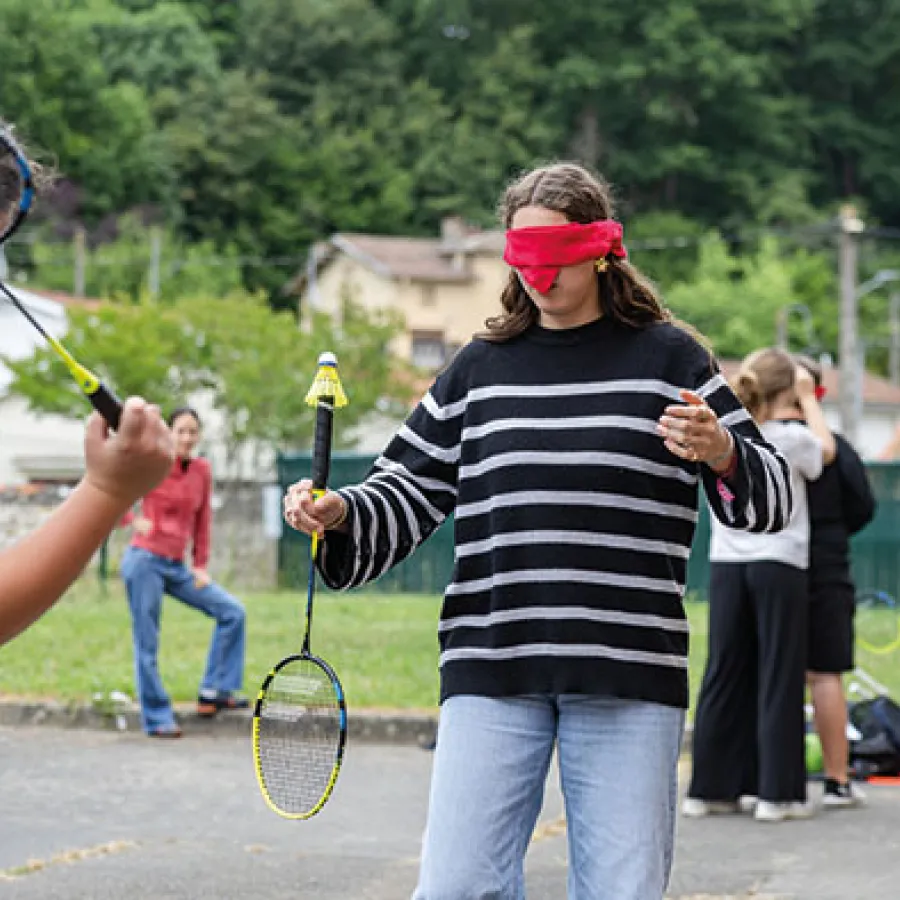 Atelier sport santé au collège de Salies-du-Salat pour la classe Ulis