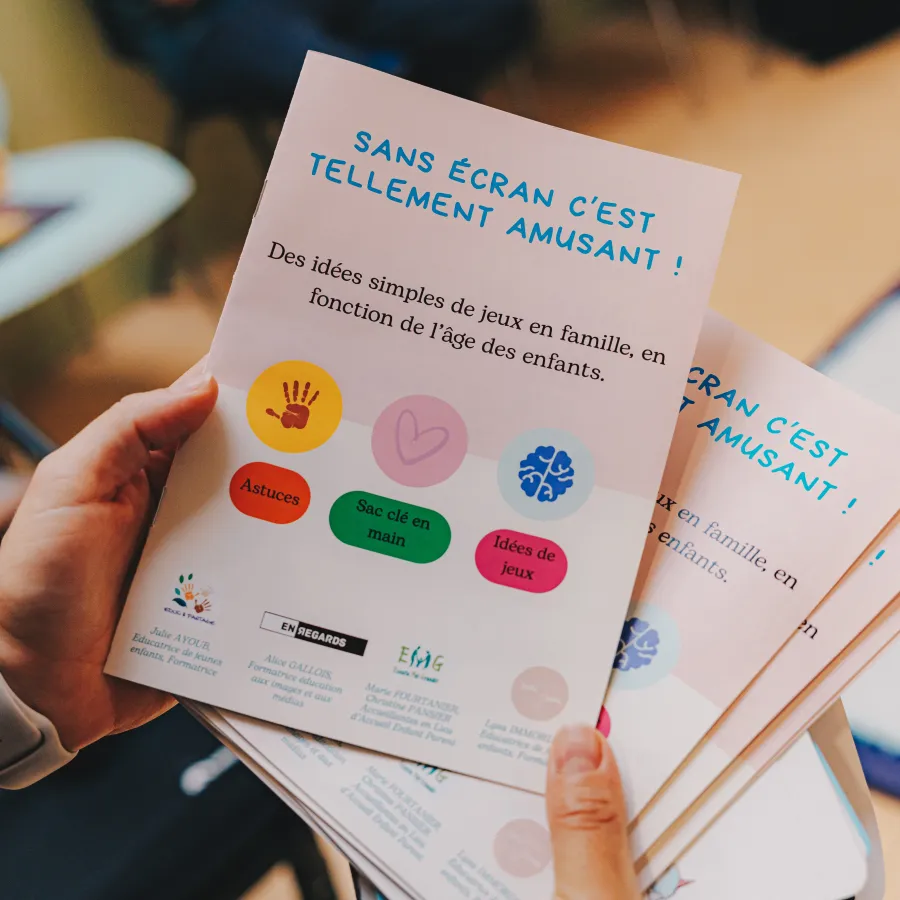Atelier "Sans écran c'est tellement amusant !" dans les MDS