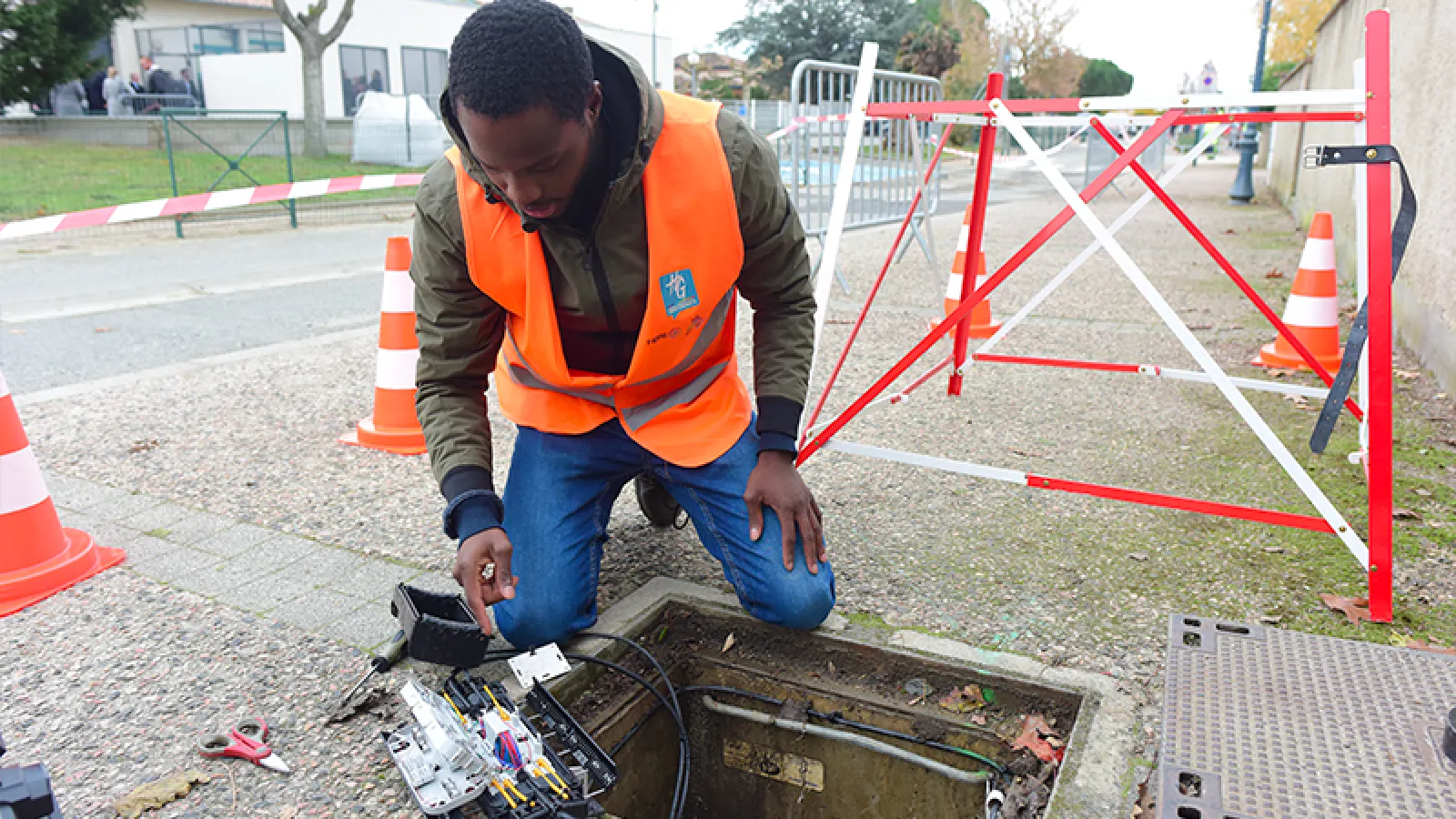Installation de la fibre - Rémy Gabalda - Installation de la fibre en Haute-Garonne.