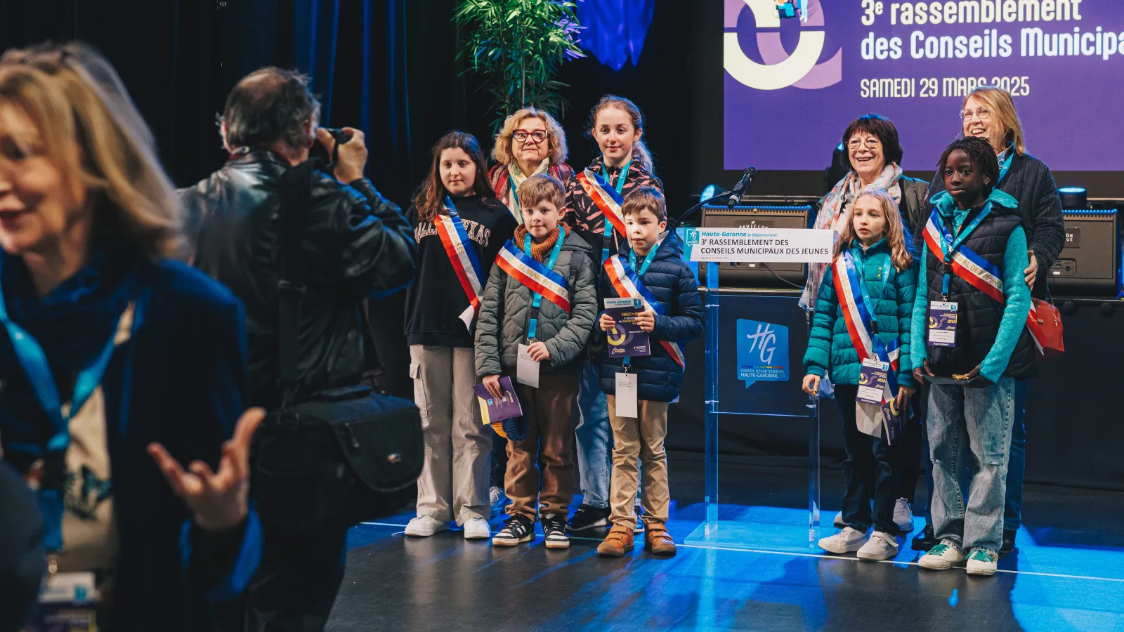 Rassemblement du conseil municipal des jeunes