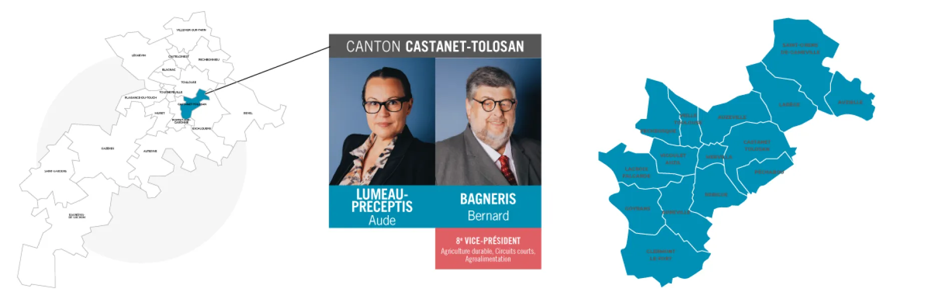 Elus du canton de Castanet-Tolosan