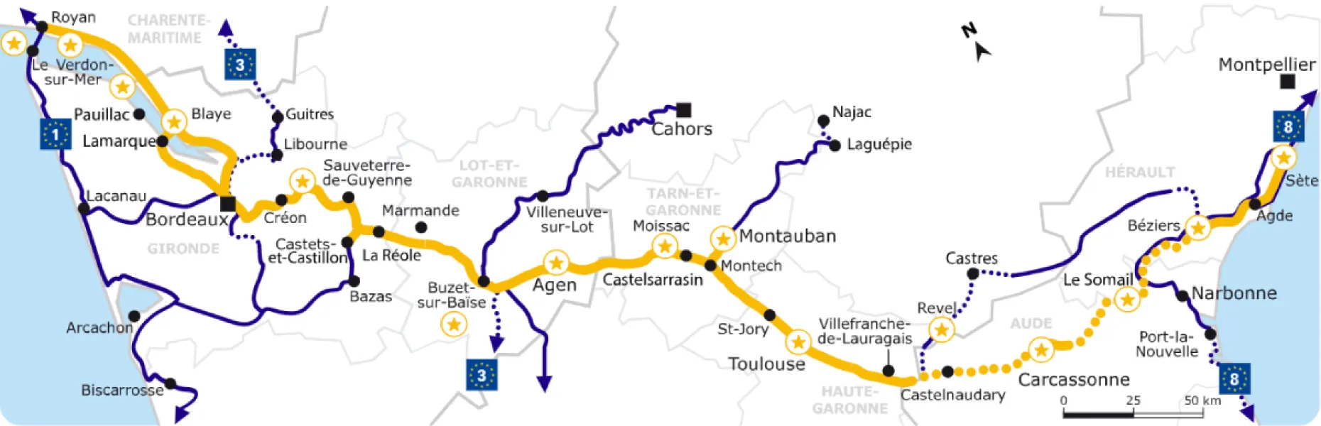 Bandeau Canal des deux mers